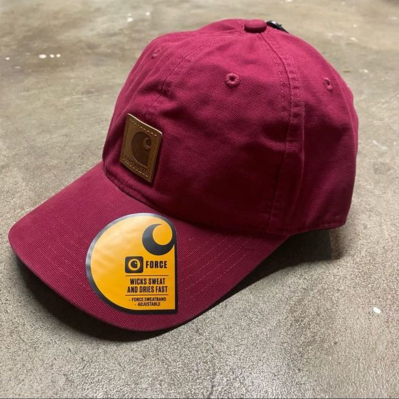 Carhartt Other - NWT Carhartt ‘Odessa’ Canvas Hat - Dark Red (Discontinued)
